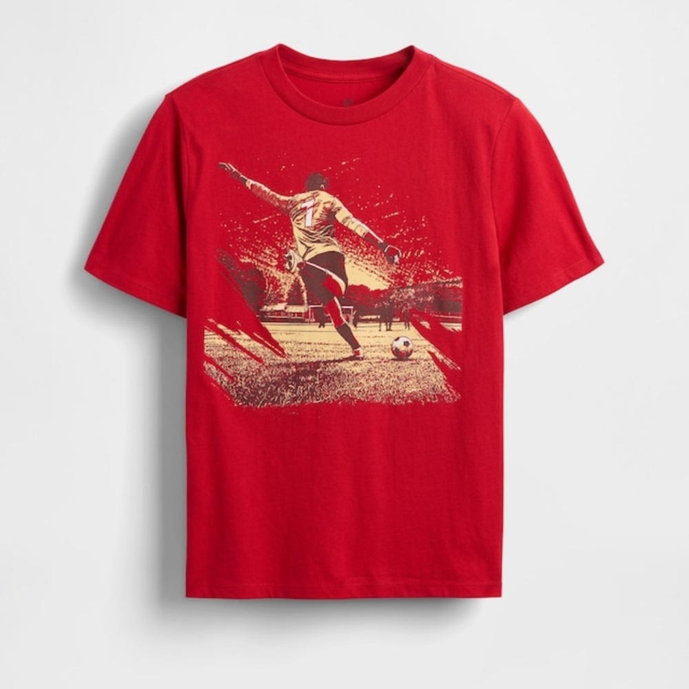 GAP Red Graphic Tee